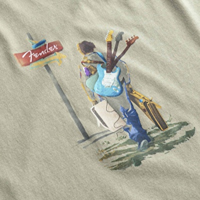 KAFT X FENDER X ZUHAL En Route - Concrete New - Tasarım T-Shirt - Unisex